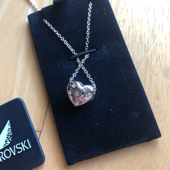 NWT Swarovski Crystal Heart Pendant - Picture 3 of 8